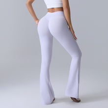 Load image into Gallery viewer, Hip-lift Yoga Flared Pants Fitness Sports Wide Leg High Waist Quick Dry Trousers Womens Clothing