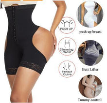 Load image into Gallery viewer, Women Shapewear High Waist Butt Lifter Tummy Control Underwear Workout Waist Trainer Corset